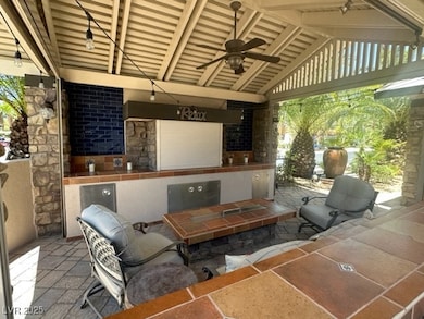 View of patio / terrace with area for grilling and