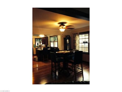 view of dining room and kitchen