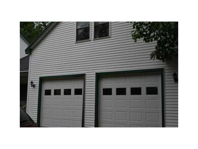 Garage. Oversized 2 car