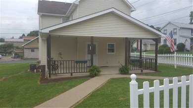 Sidewalks from garage to back porch.