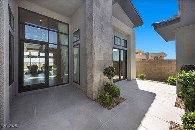The lovely entryway meets you through the glass pi