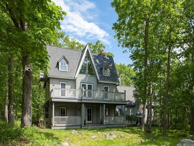 Enchanting Victorian-style home sits...