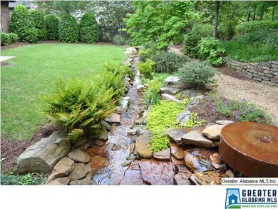 VIEW OF THE STREAM WITH LANDSCAPE