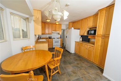 Dining area and kitchen