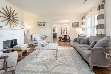 Light and open living room.