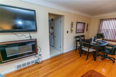 Kitchen right off Dining Room and plenty of wall s