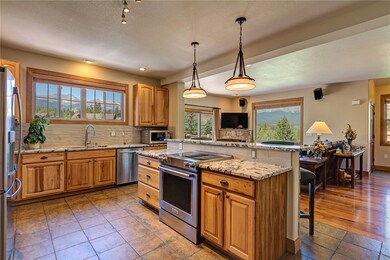 Kitchen With Views Of Ten Mile Range, Ski Area, Qu