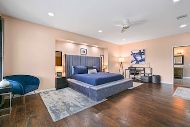 Another view of the huge Master Bedroom