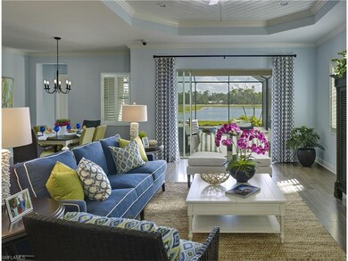 Model Home Great Room looking out toward pool area