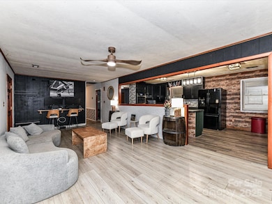 Large open family room