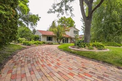 Landscape lined drive way