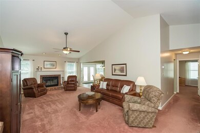 Great Room with Master Bedroom Entry