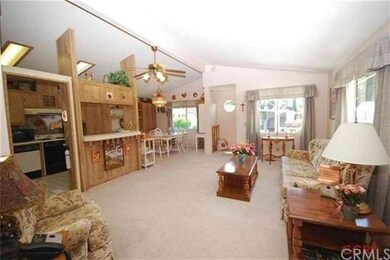 Living room opens to kitchen and spacious dining a