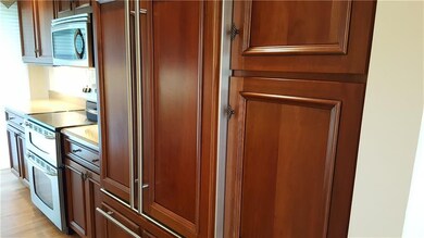 View of beautiful detail in cabinetry showing matc