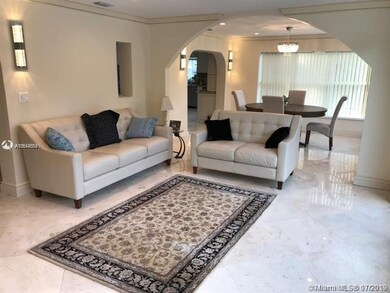 family room/ dining over looking pool