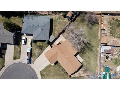 Notice how the back patio extends the entire length of the house