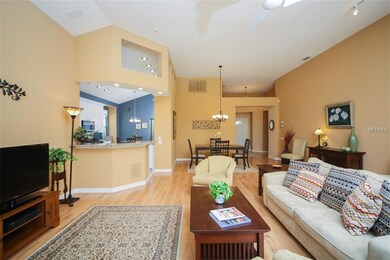 Very open living room, dining area and kitchen.