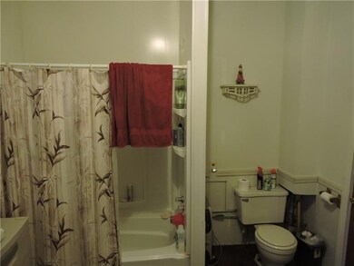 Downstairs Bathroom Off Dining Room with Laundry r