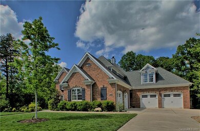 The convenience of a 4 car garage this full brick 