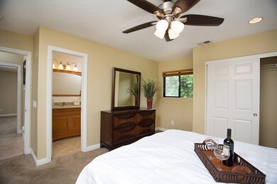 Dual master bedrooms...perfect for roommates!  Thi