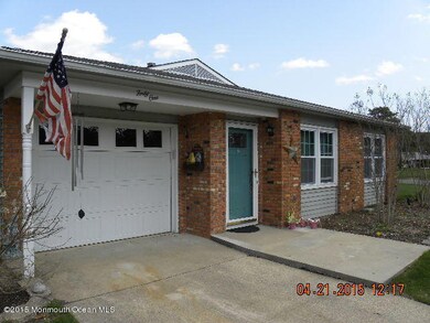 Front entry and 1 car garage