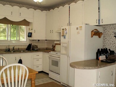 Kitchen Beautiful white kitchen with lots of cabin