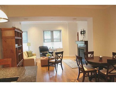 Living Room. BAMBOO FLOORING, GAS FIREPLACE.  OPEN