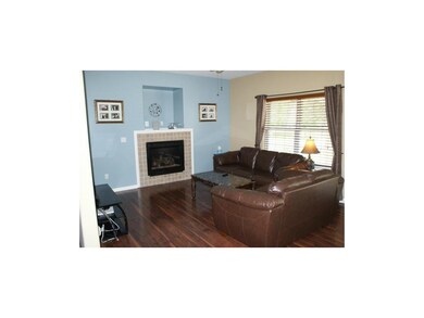 Living room with gas fireplace