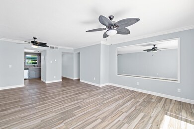 Built in Mirror in Living Area
