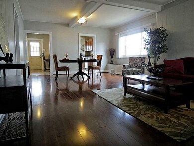 1st Floor Plan. The livingroom/diningroom has an o