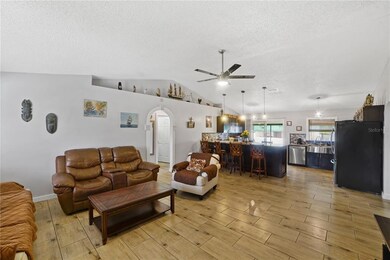 Main living area towards kitchen.