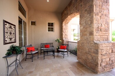 view of front covered patio