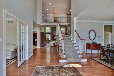 Setting a tone of gracious welcome! The two story 