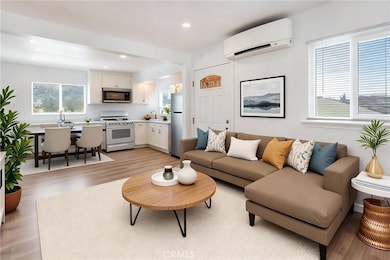 Living Room/kitchen digitally staged