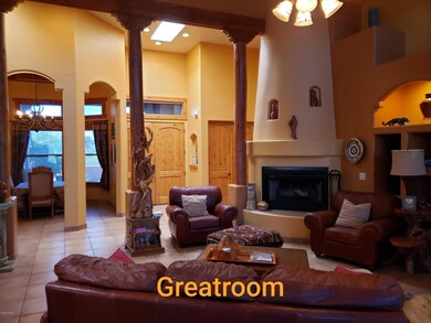 Greatroom, entryway, dining room