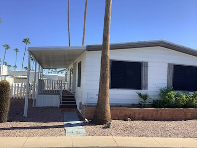 Main entrance with deck