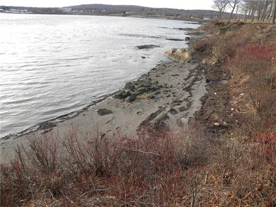 Rare sandy beach in front of the...