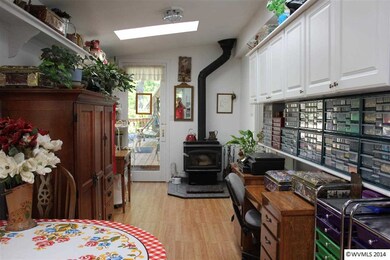 Sun room over looking the river.