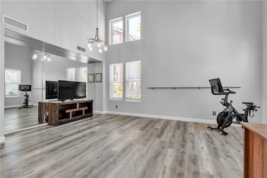 Formal dining room currently set up as an office/w