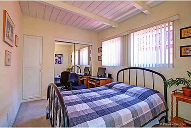 Bedroom in back unit - neat as a pin