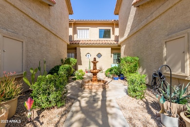 Front entry with Fountain