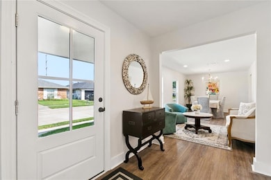 View of foyer and Living/Dining Room