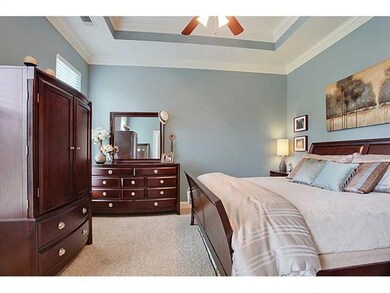 Master Bedroom. TREY CEILINGS WITH TRIPLE CROWN MO
