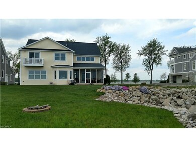 View from the lake showing the Sandusky Bay in the