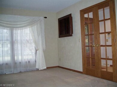 Formal living room or large office features french