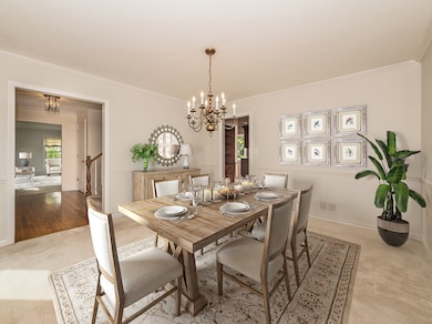 Nice sized dining room will accommodate an 8-10 pe