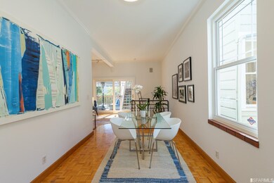 there is an adjacent dining room