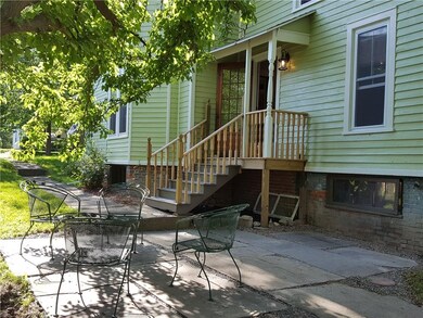 Beautiful shaded patio with plenty of space for yo