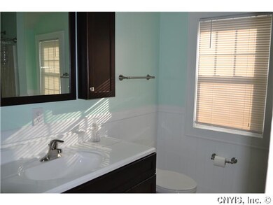 Bathroom. The full bathroom is updated and located