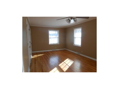 Master bedroom from the hallway.